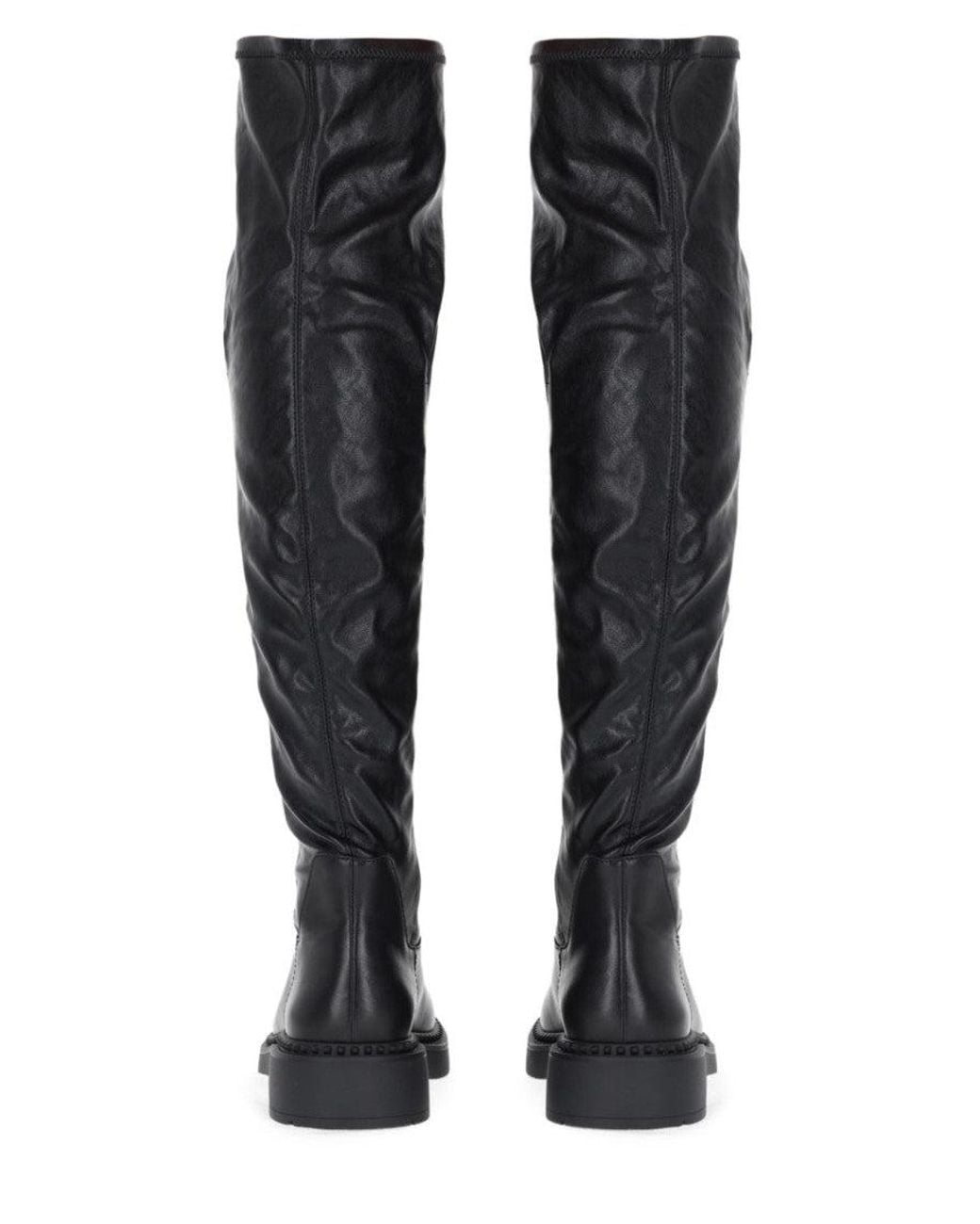 Ash Black Solid Maxim Boots
