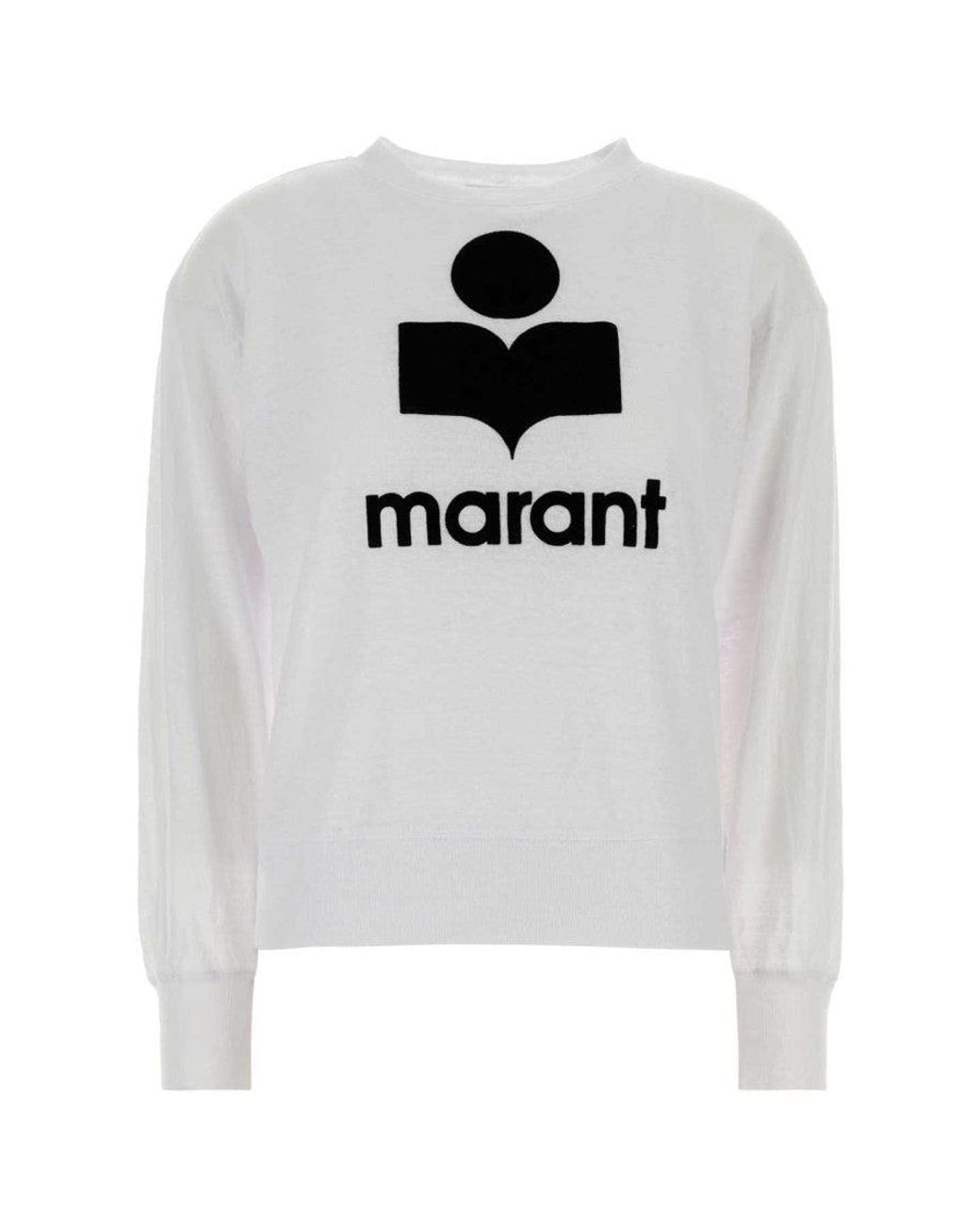Isabel Marant White Graphic Print T-Shirt
