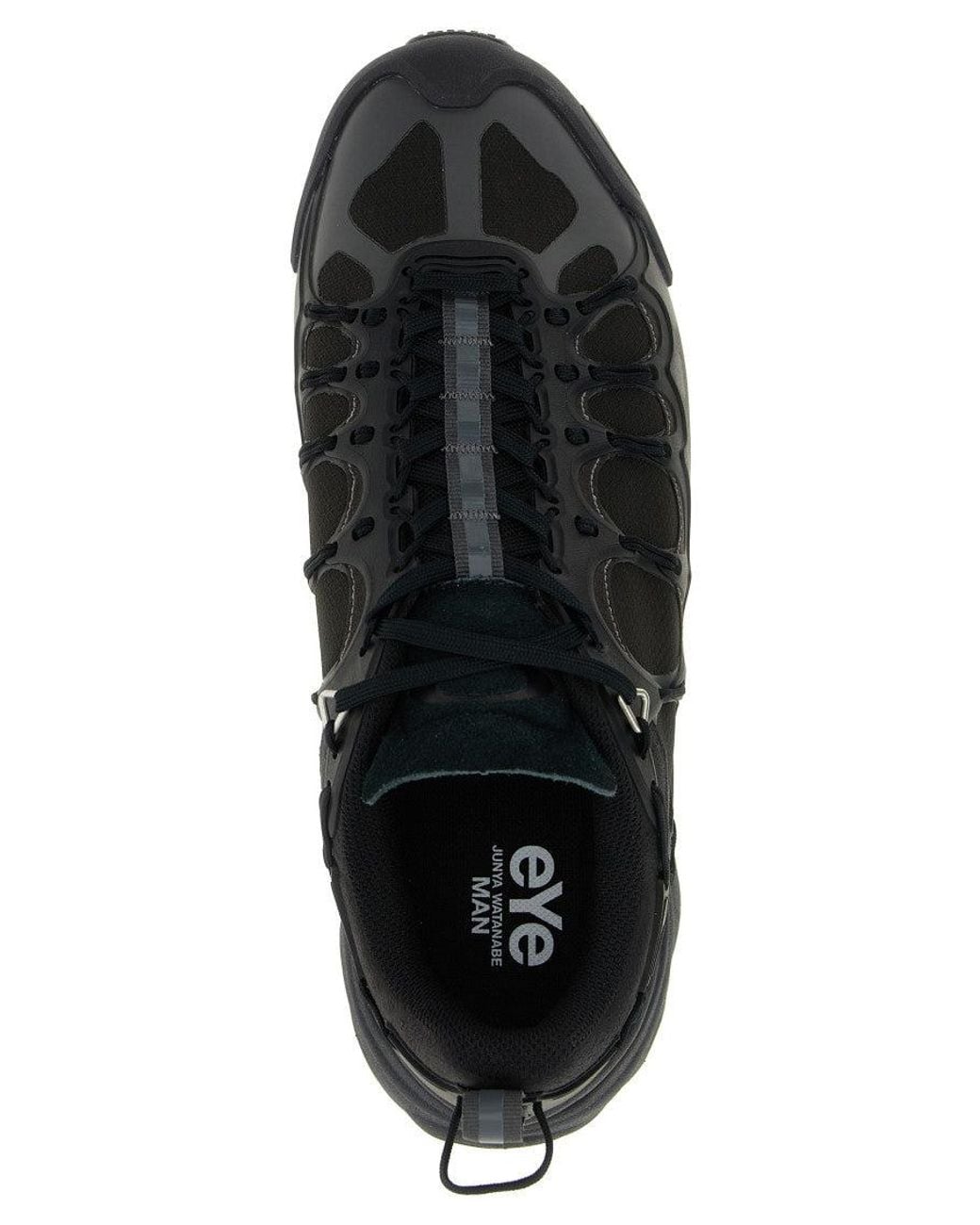 Junya Watanabe Black Lace Up Sneakers for men
