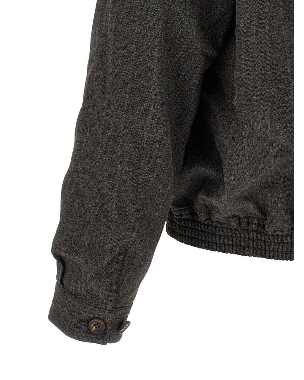 Comme des Garçons Black Striped Jacket for men