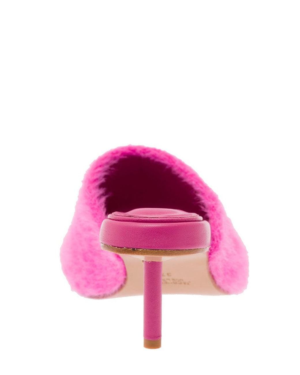 Jacquemus Pink Slip On Heels