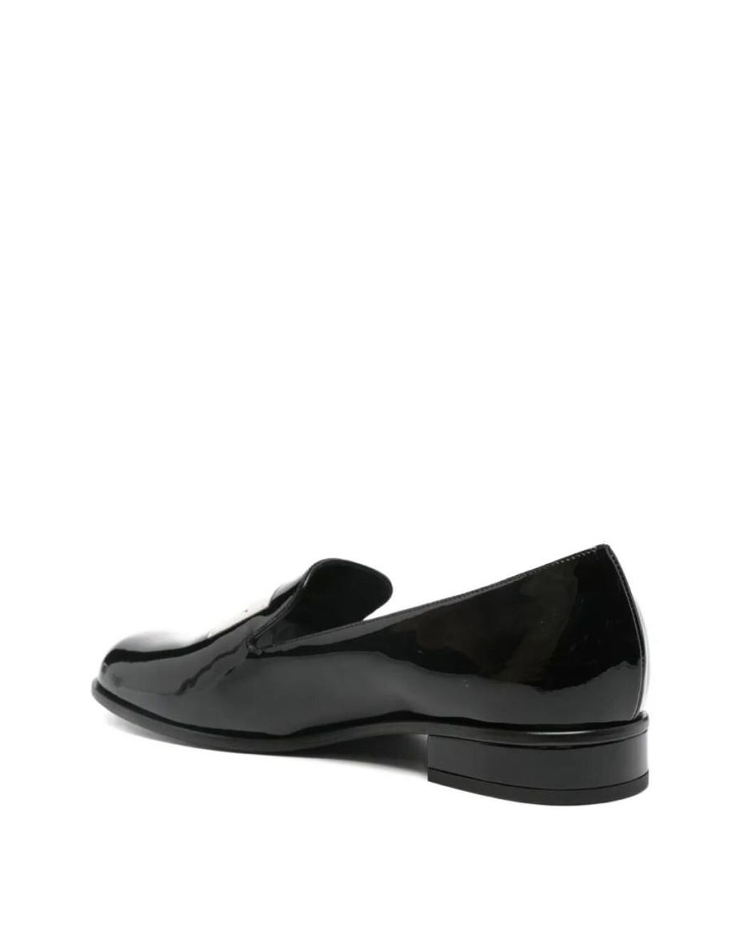 Givenchy Black Logo Loafers