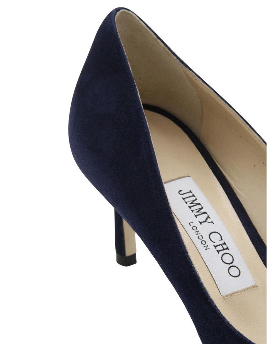 Jimmy Choo Blue Romy Pumps