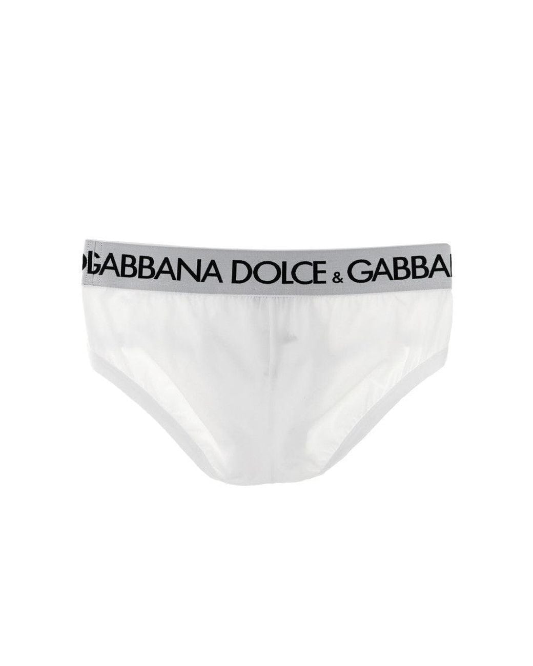 Dolce & Gabbana Gray Brando 2-Pack Briefs for men