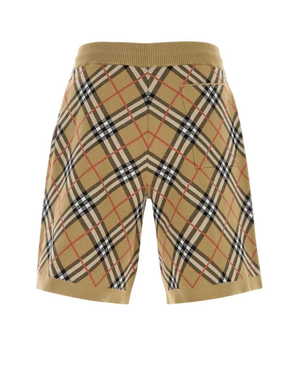 Burberry Brown Checks Shorts for men