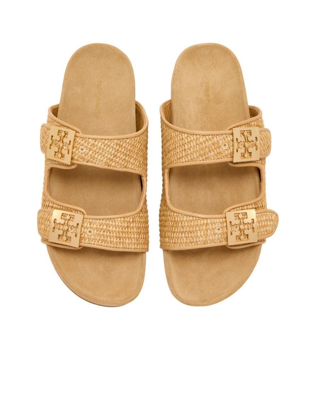 Tory Burch Natural Woven Sandals