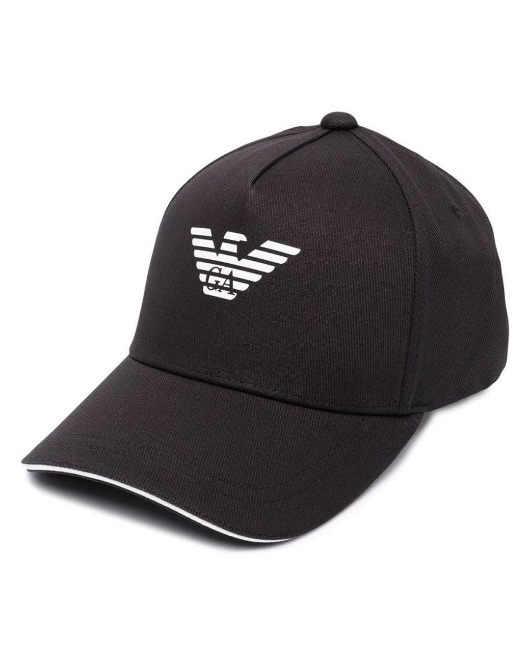 Emporio Armani Black Hats