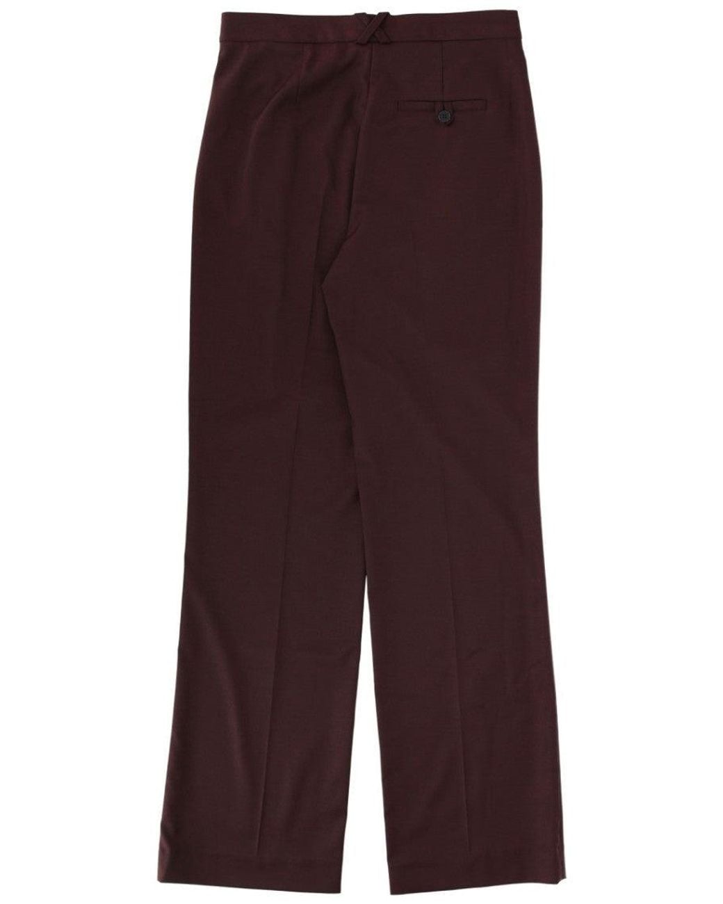 THE GARMENT Purple Tailored Pleated Pant