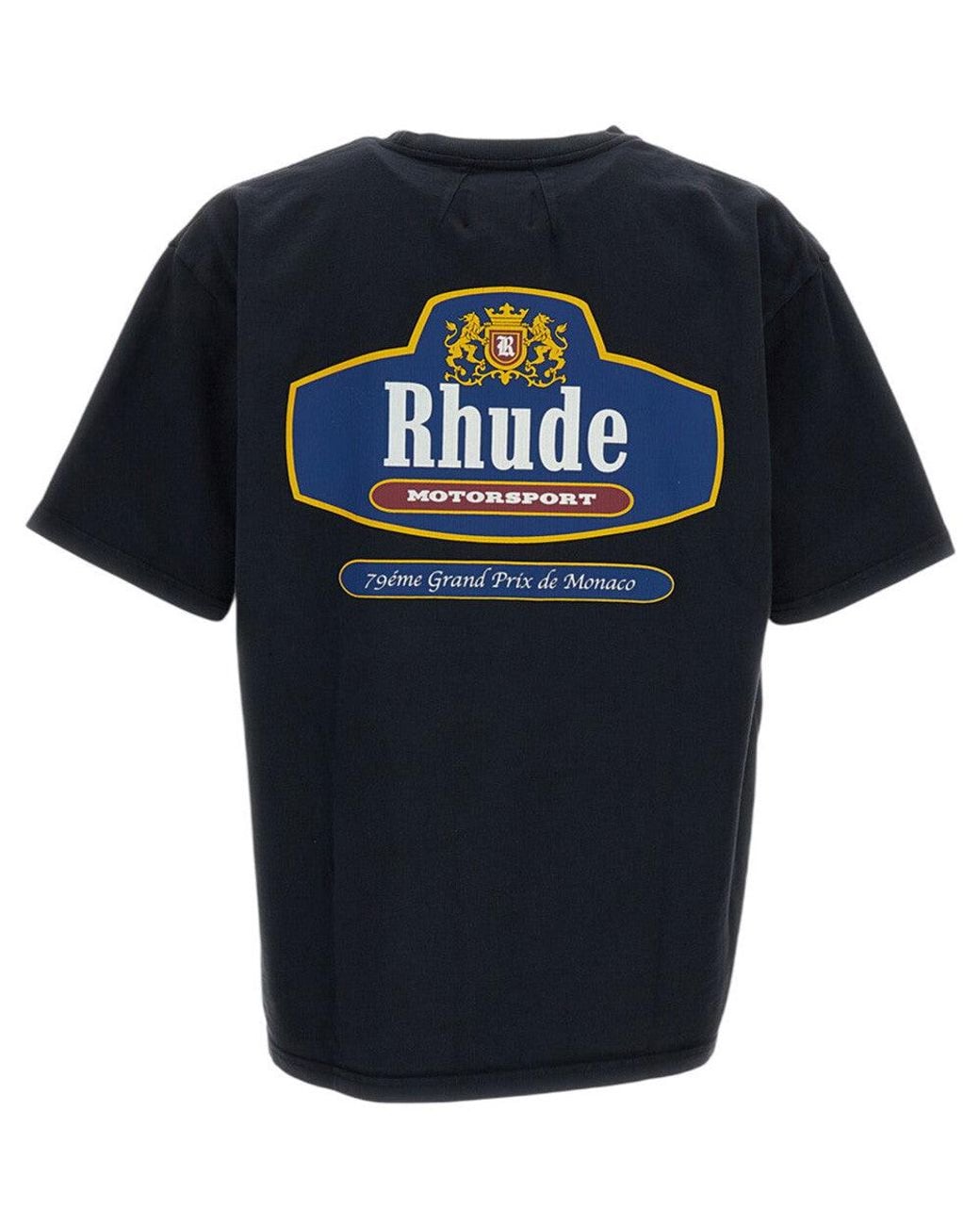 Rhude Black Crew Neck T-Shirt for men