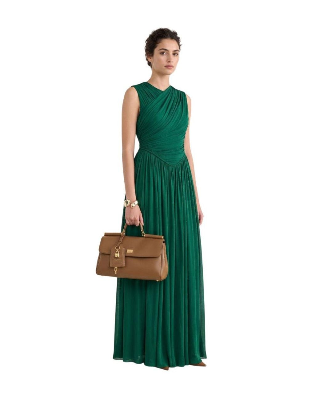 Dolce & Gabbana Brown My Sicily Medium Satchel
