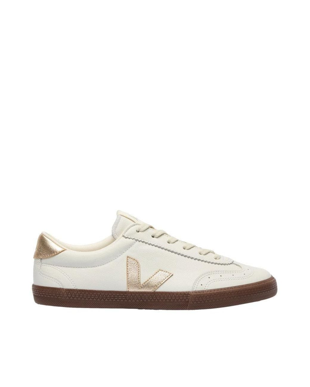 Veja White Leather Sneakers
