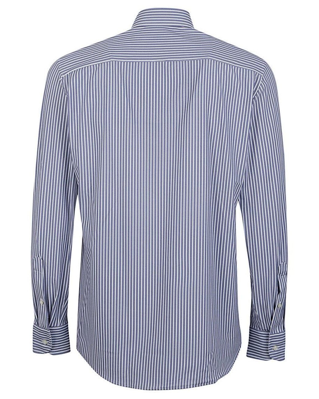 Sonrisa Blue Striped Shirt for men
