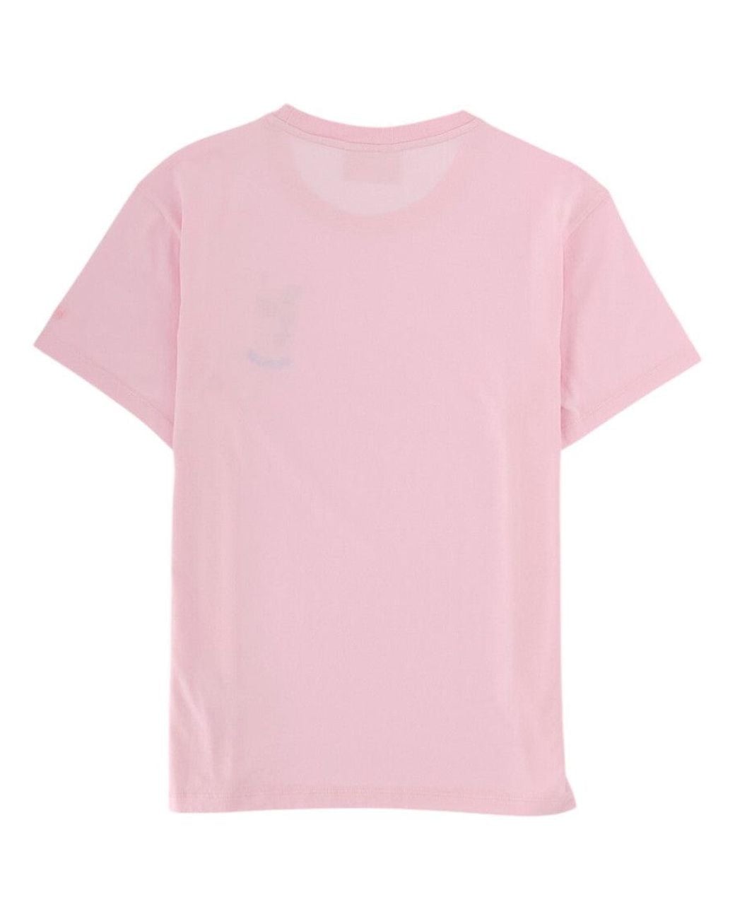 Mc2 Saint Barth Pink Graphic Crew Neck T-Shirt