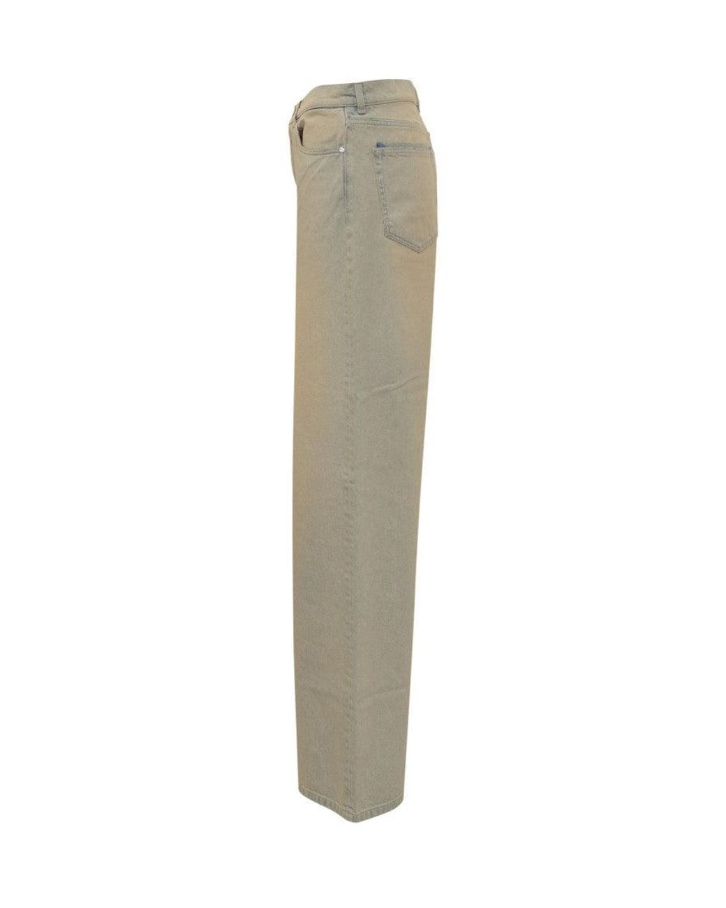 Stella McCartney Natural Paintntaloni Gamba Mini Jeans