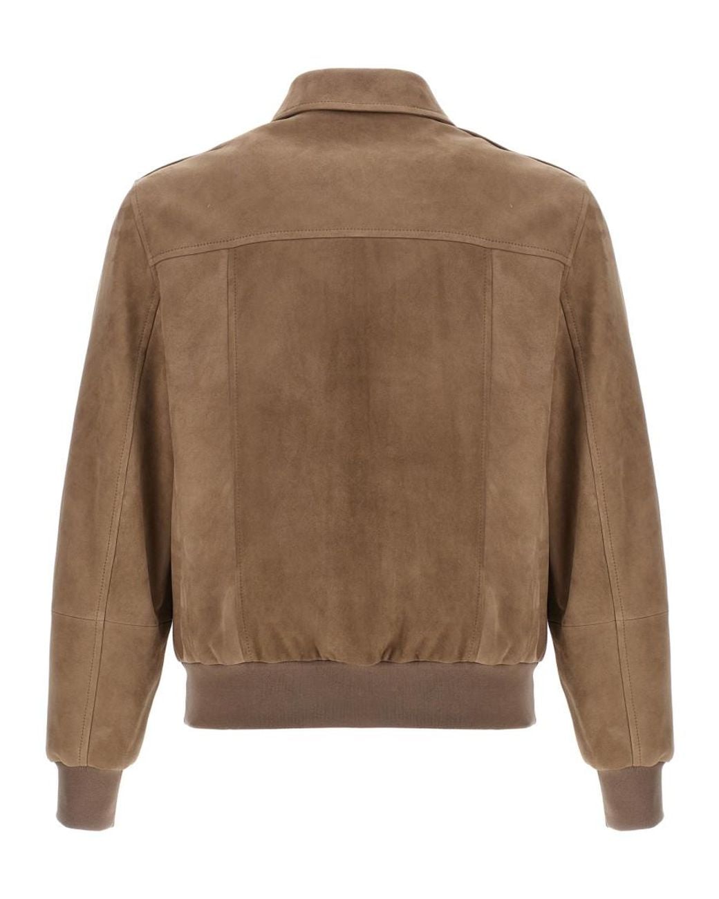 Brunello Cucinelli Brown 'Aviatore' Jacket for men