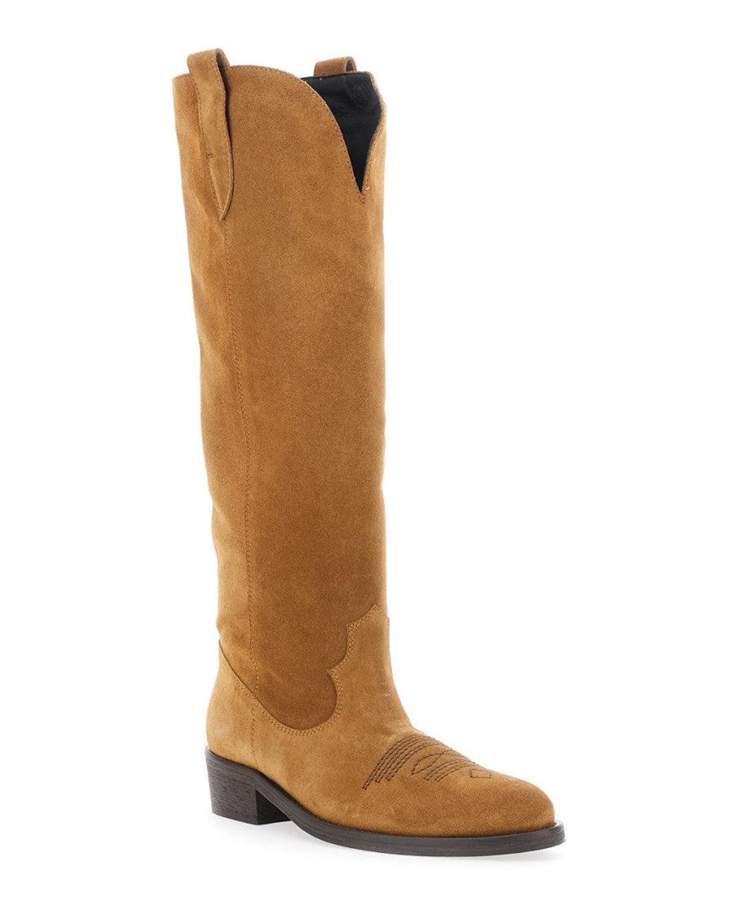 Via Roma 15 Brown Almond Toe Boots