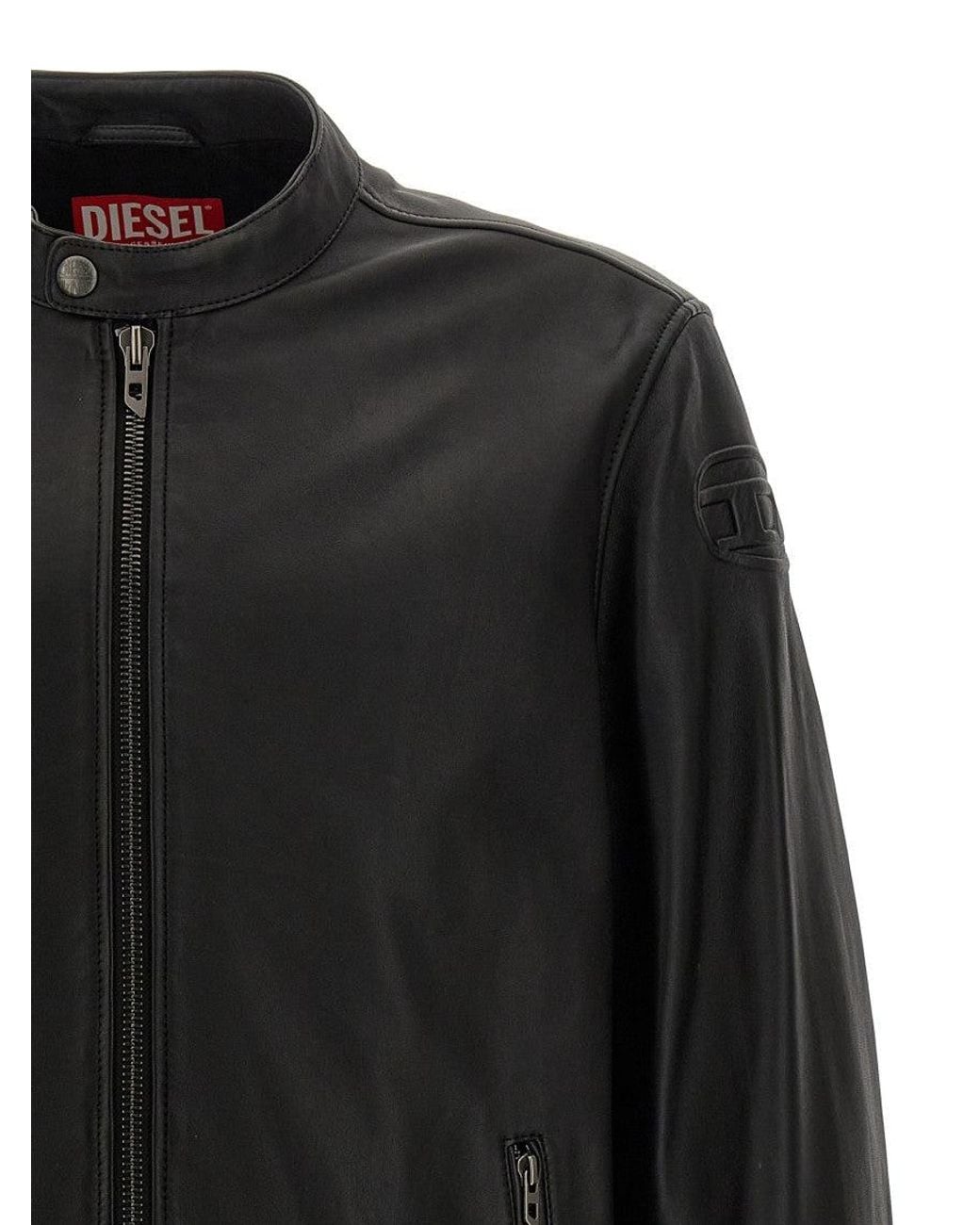 DIESEL Black Carver Jacket for men