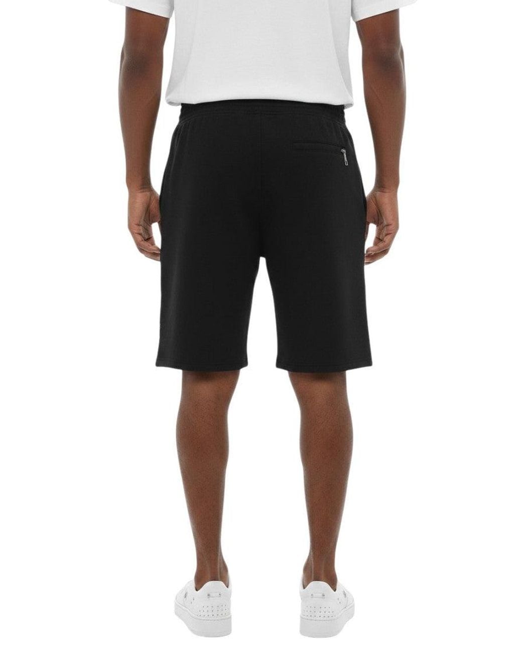 Neil Barrett Black Regular Printed Shorts for men