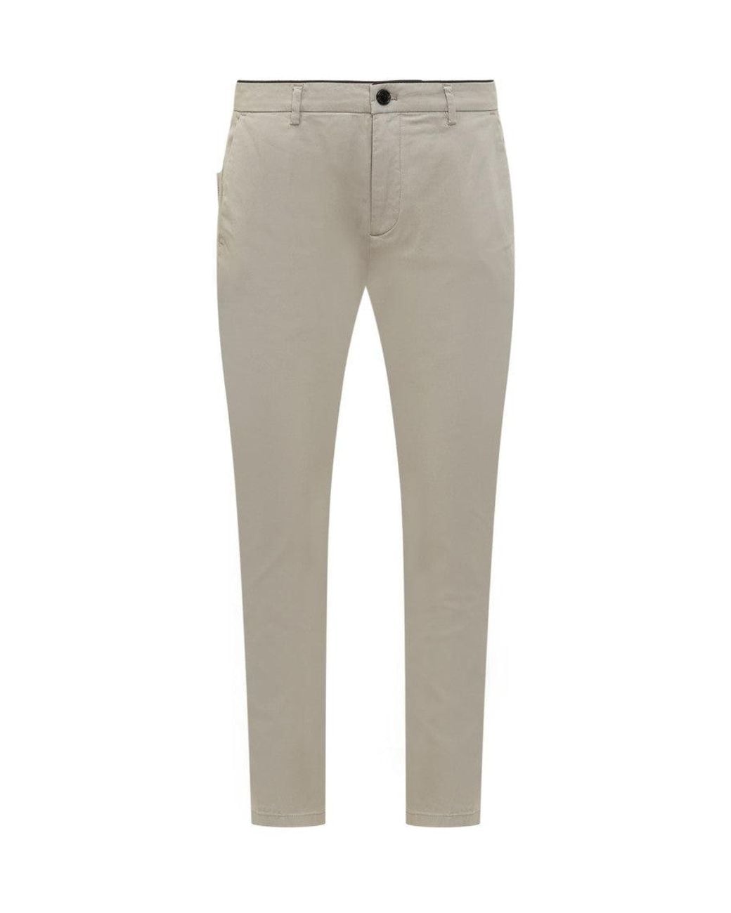 Department 5 Gray Light Slim Chino Pants for men