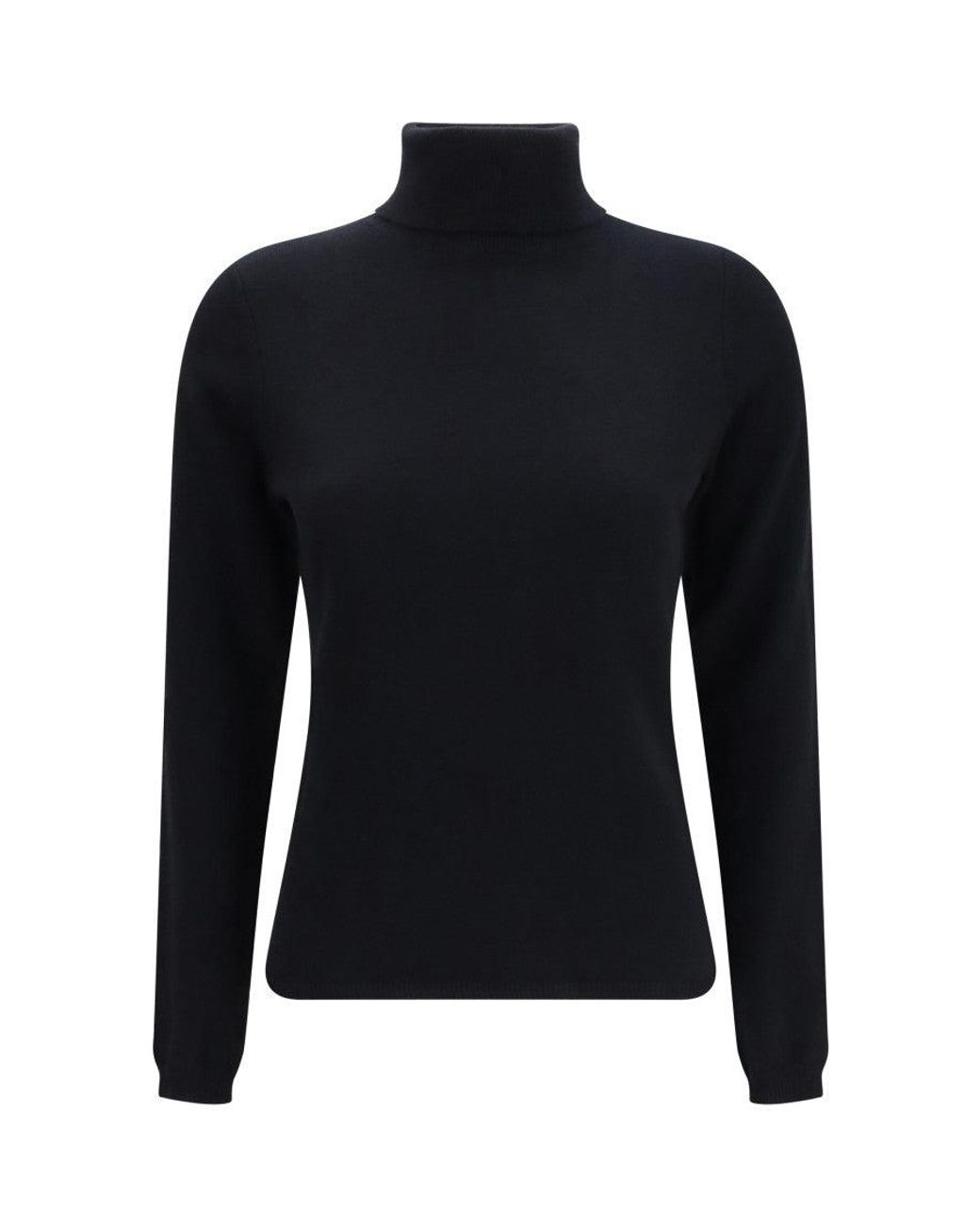 Allude Blue Turtle Neck Sweater