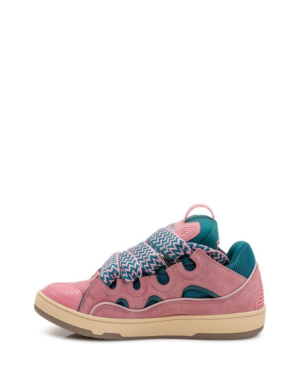 Lanvin Pink Curb Sneakers for men