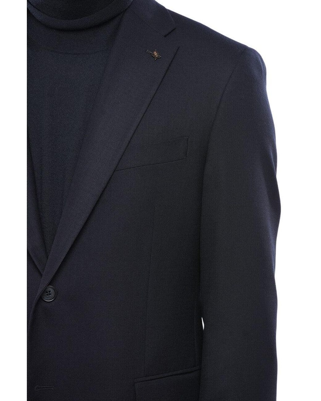 Corneliani Blue Single Breasted Blazer for men