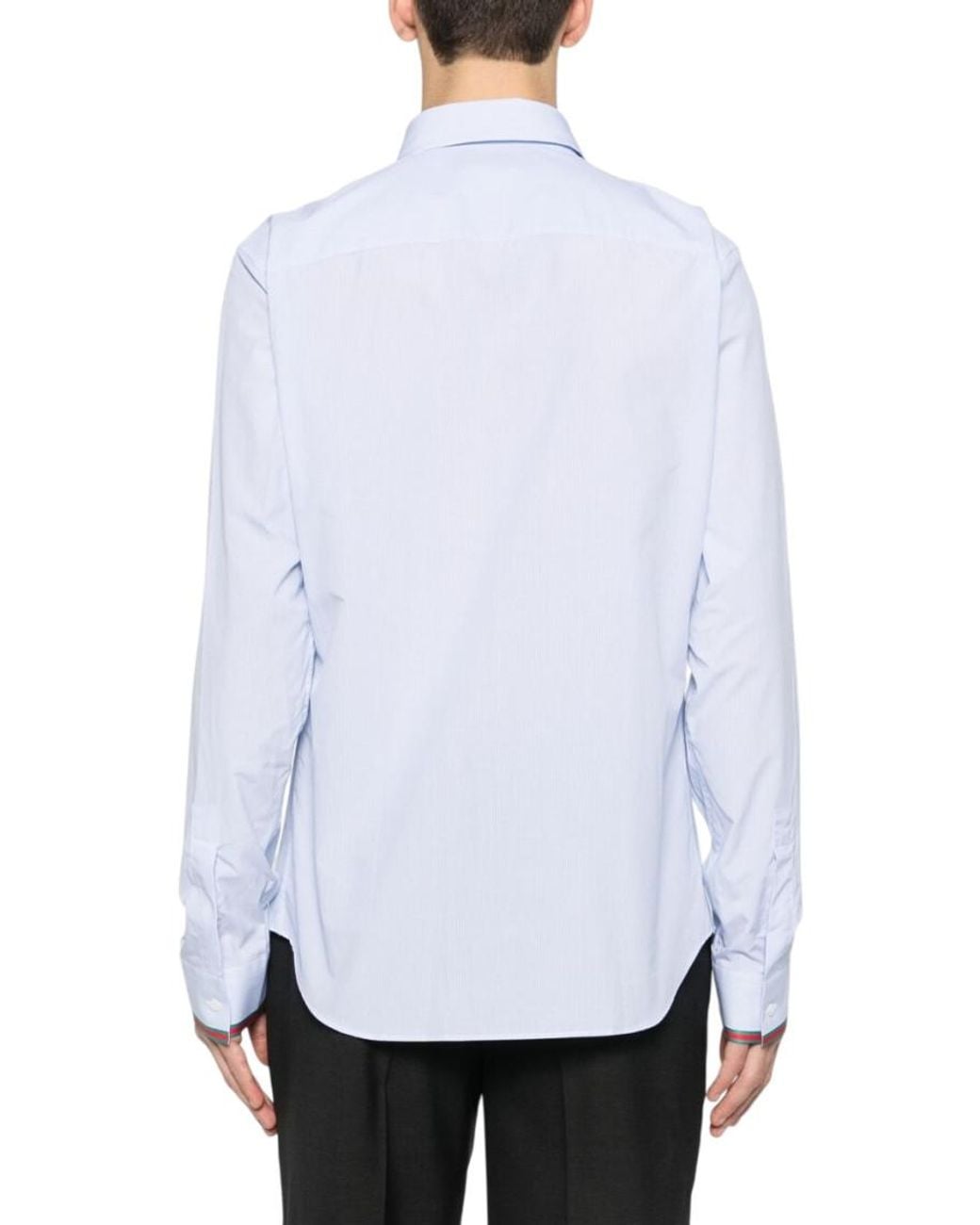 Gucci White Solid Shirt for men