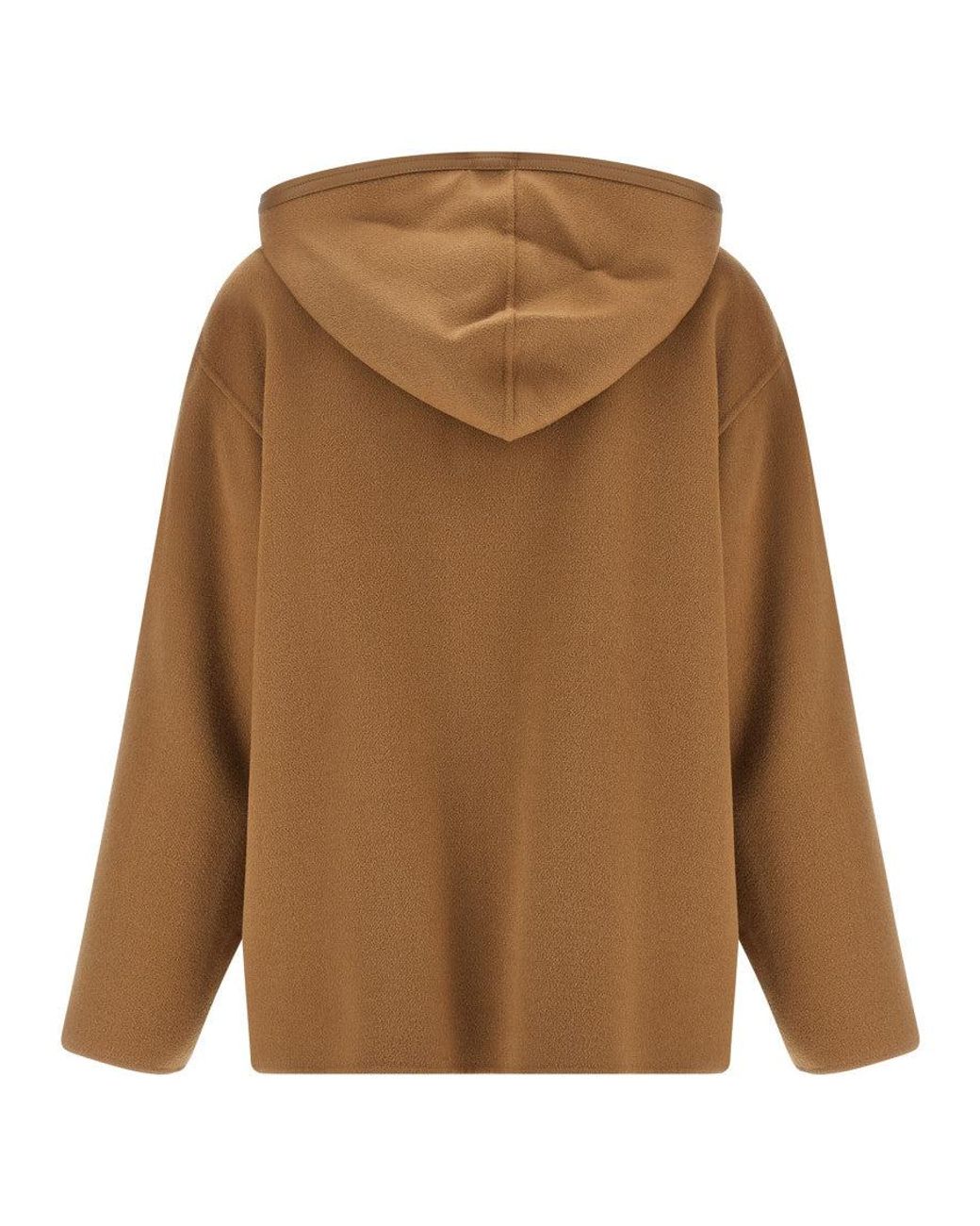 Max Mara Brown Hood Trench Coat