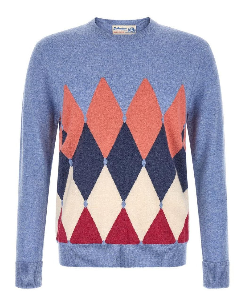 Ballantyne Blue Light Regular Sweater for men