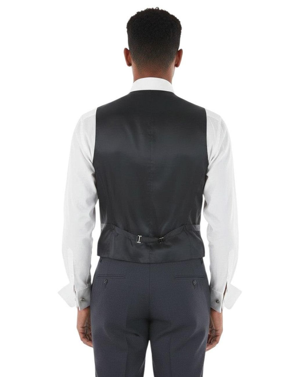Corneliani Black V Neck Waistcoat for men