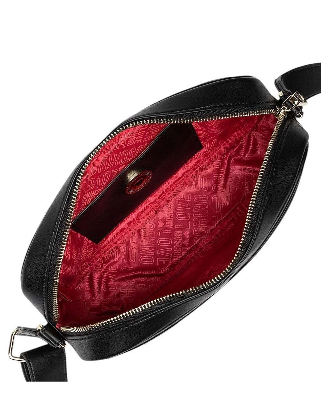Love Moschino Black Logo Small Crossbody Bag