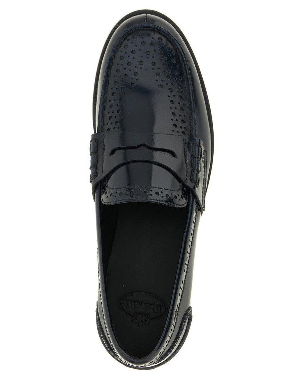 Church's Blue Leather Loafers