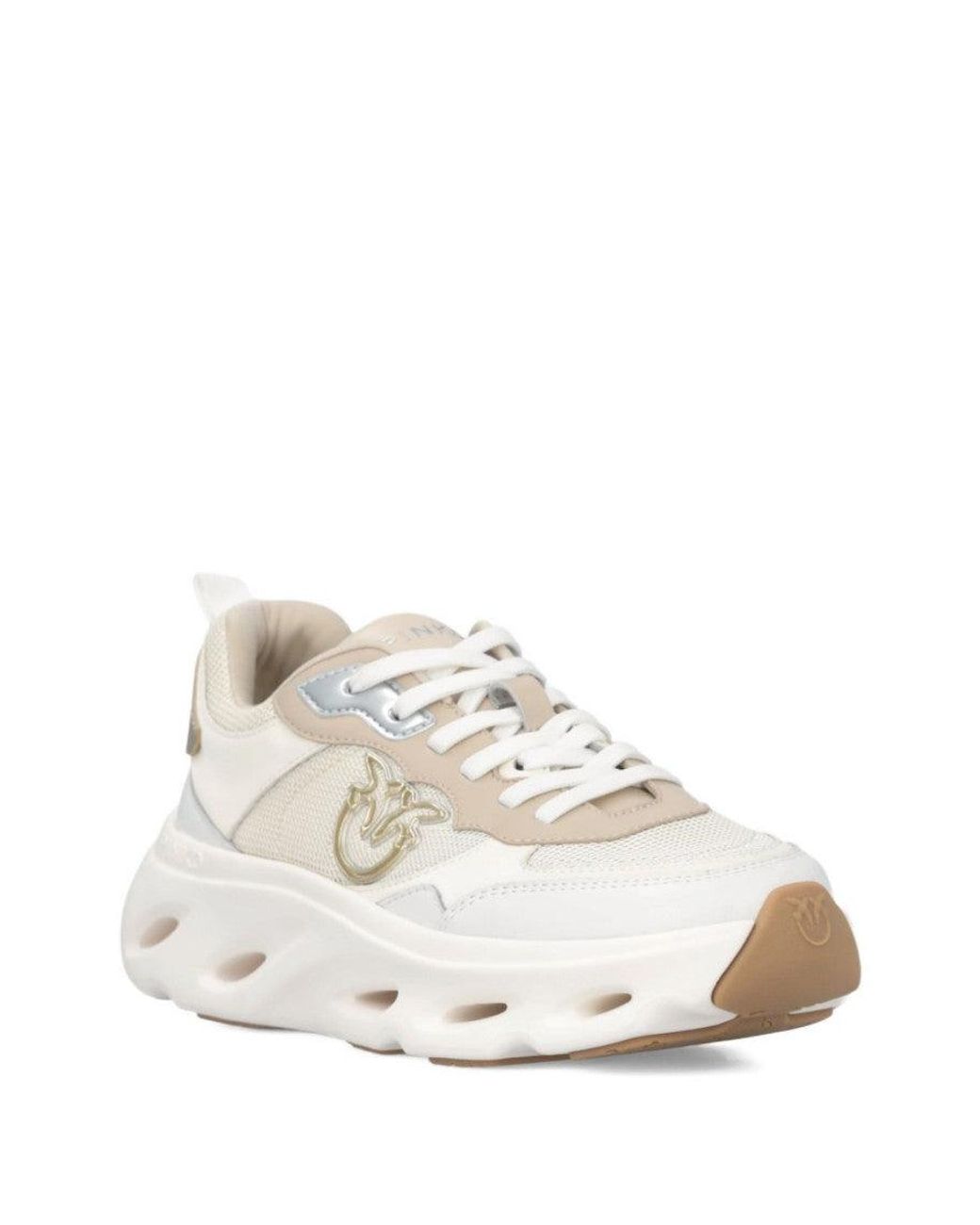 Pinko White Logo Sneakers