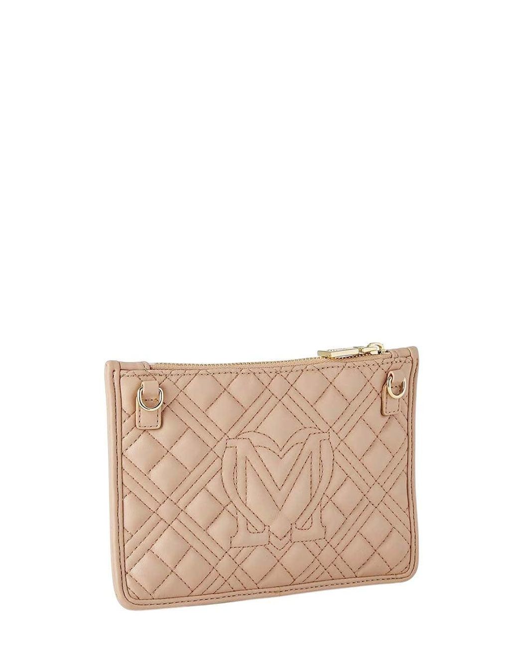 Love Moschino Natural Logo Small Crossbody Bag