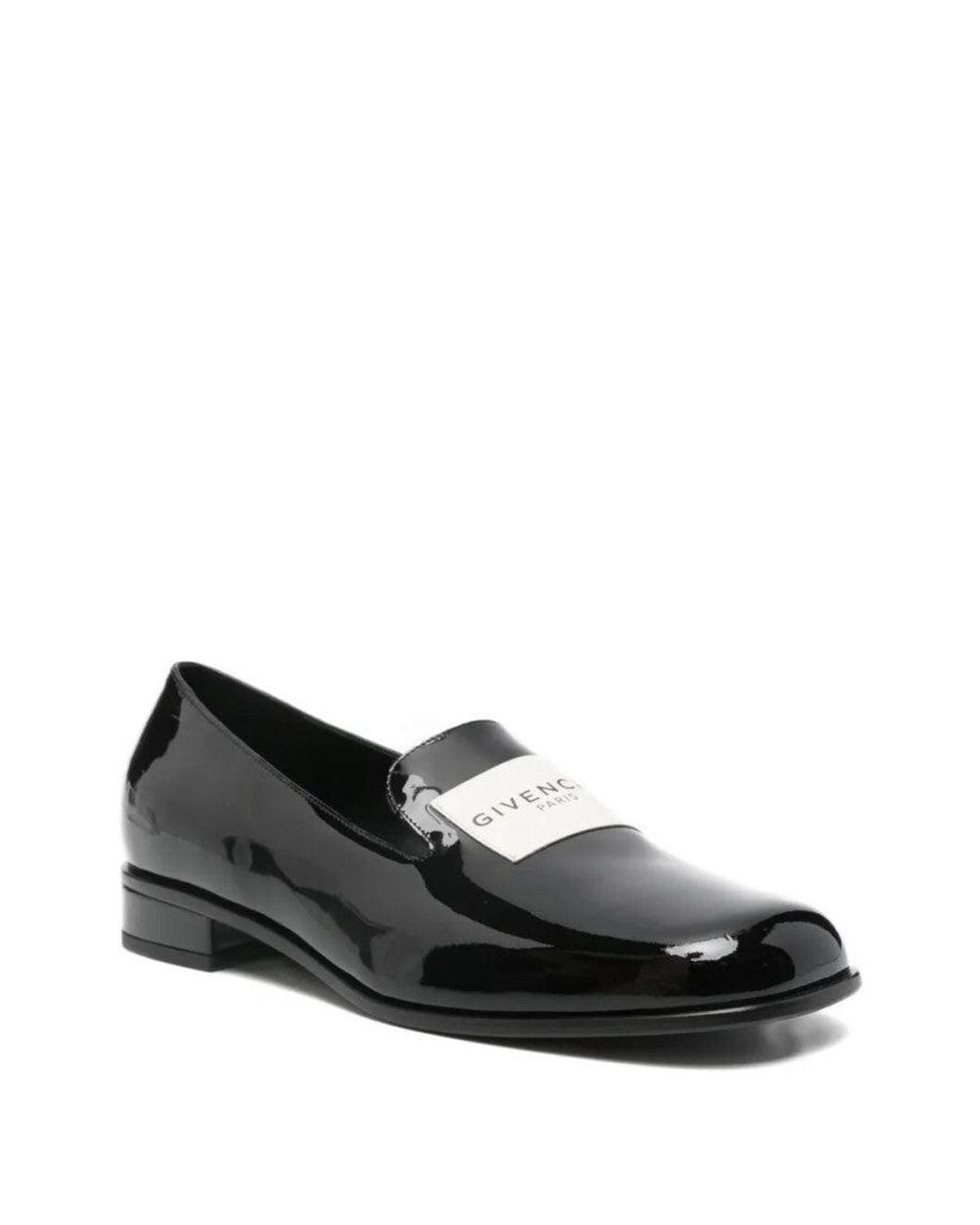 Givenchy Black Logo Loafers