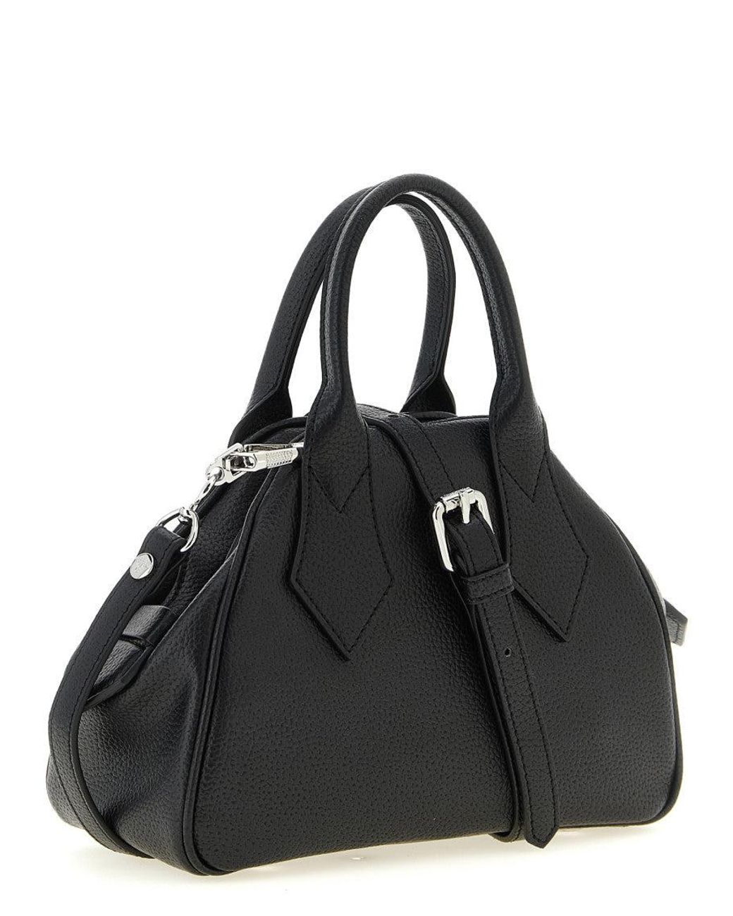 Vivienne Westwood Black Yasmine Small Satchel