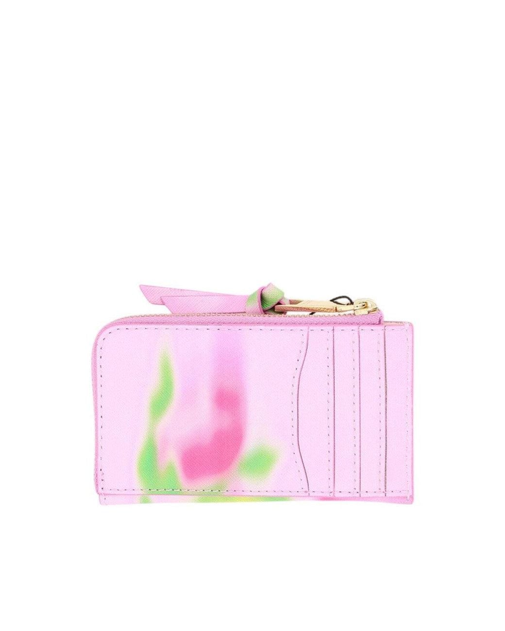 Marc Jacobs Pink Floral Printed Wallet