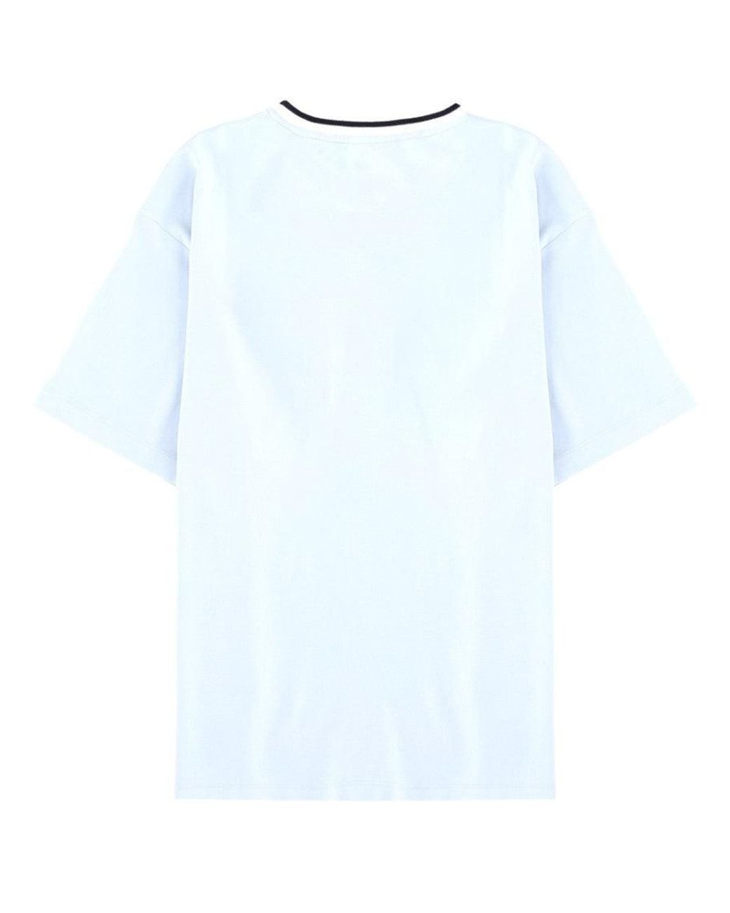 Drole de Monsieur Blue Light Crew Neck T-Shirt for men