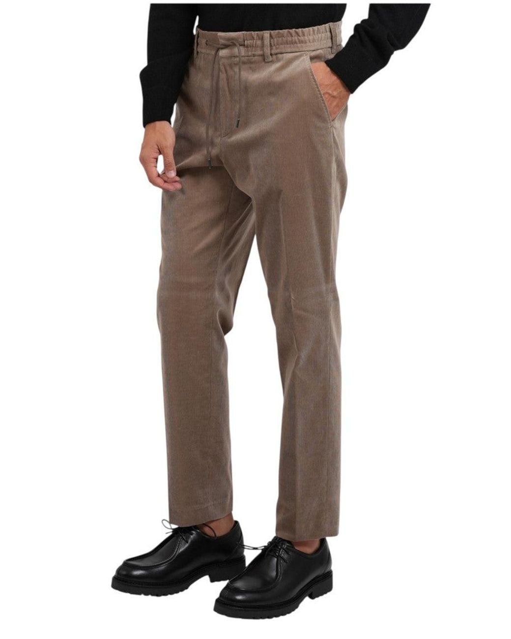 Boss Natural Tapered Trousers for men