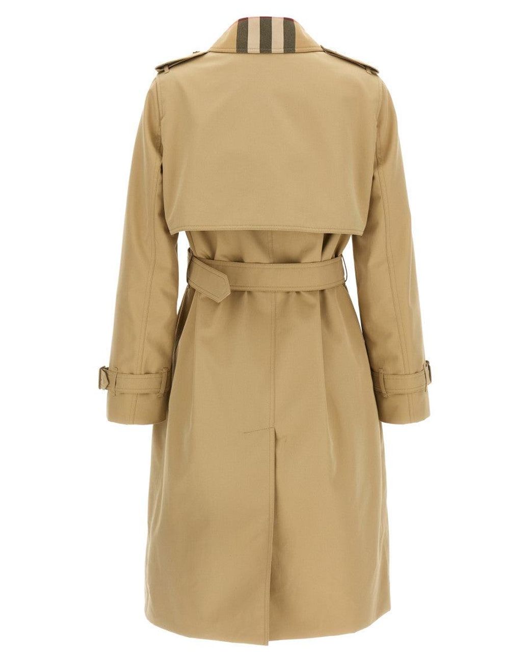 Burberry Natural 'Sandridge' Trench Coat