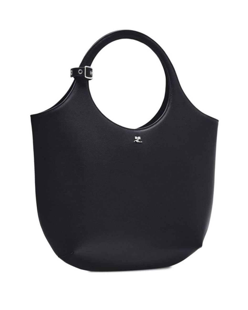 Courreges Blue Holy Midi Hobo Bag