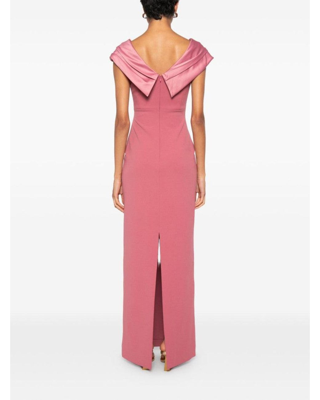 Solace London Pink Adele Maxi Dress