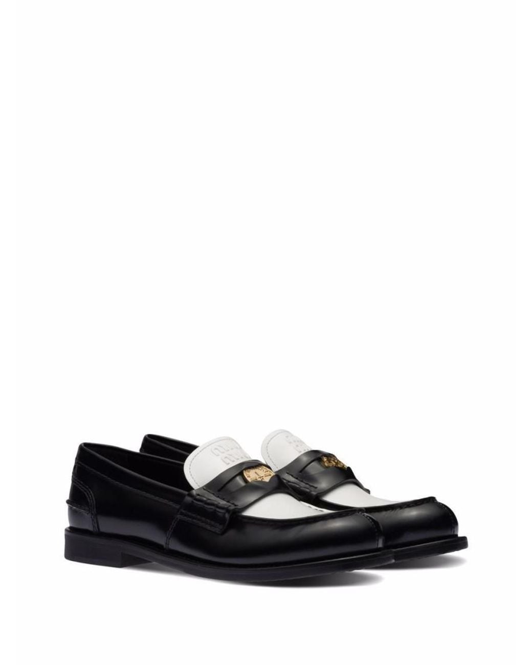 Miu Miu Black Flat Shoes