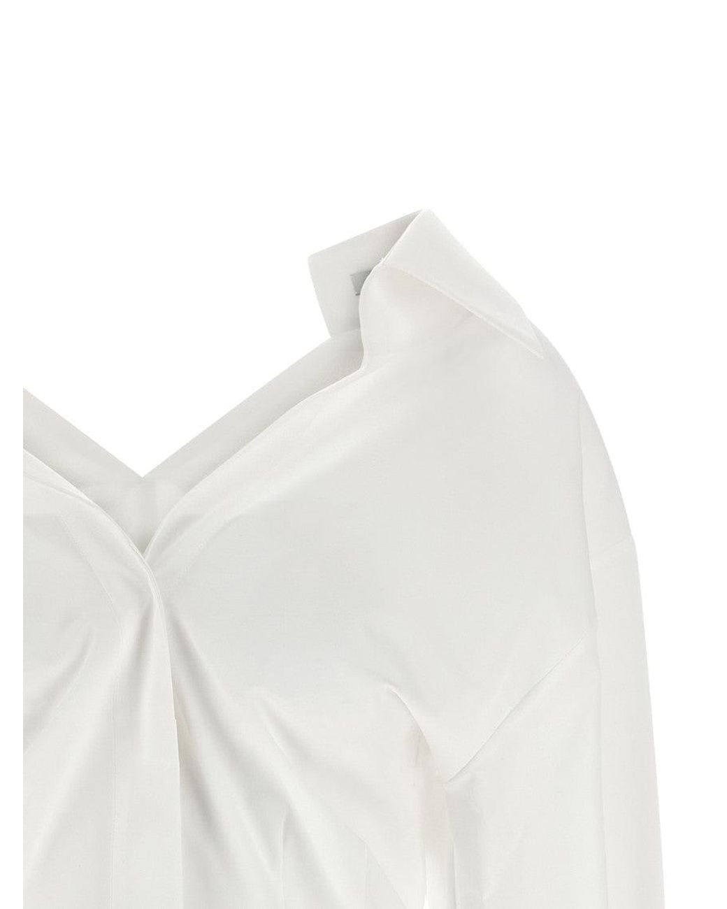 Givenchy White Slim Solid Shirt