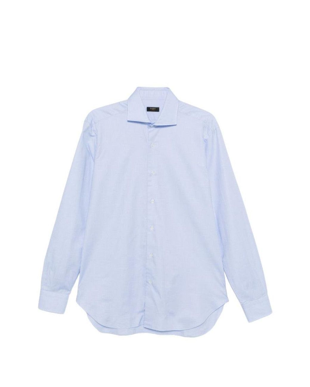 Barba Napoli Blue Light Regular Shirt for men