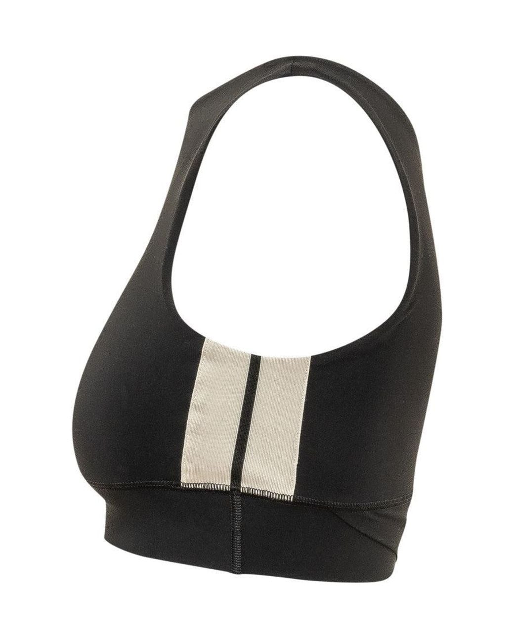 Palm Angels Black Solid Boat Neck Top