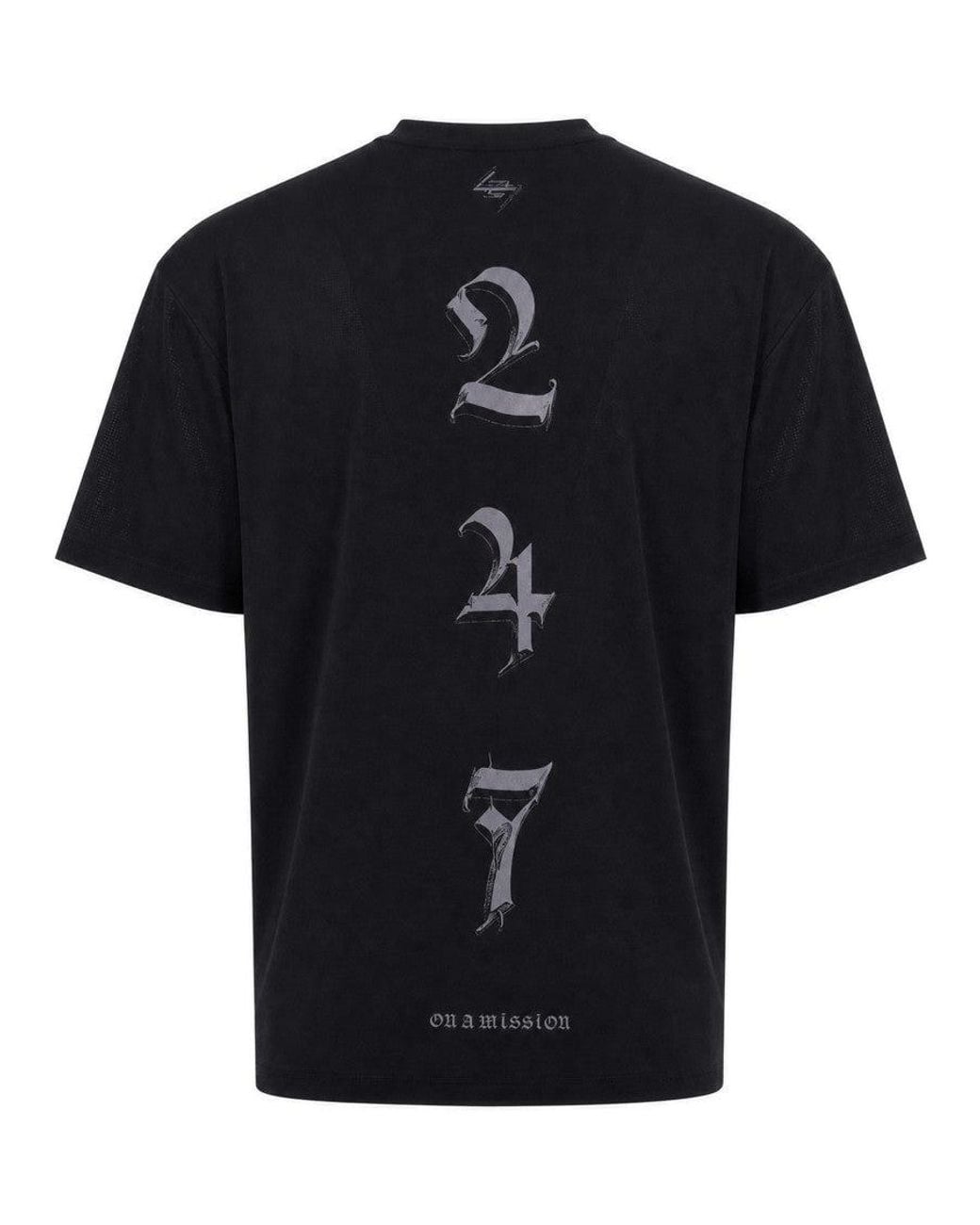 Represent Black Crew Neck T-Shirt for men