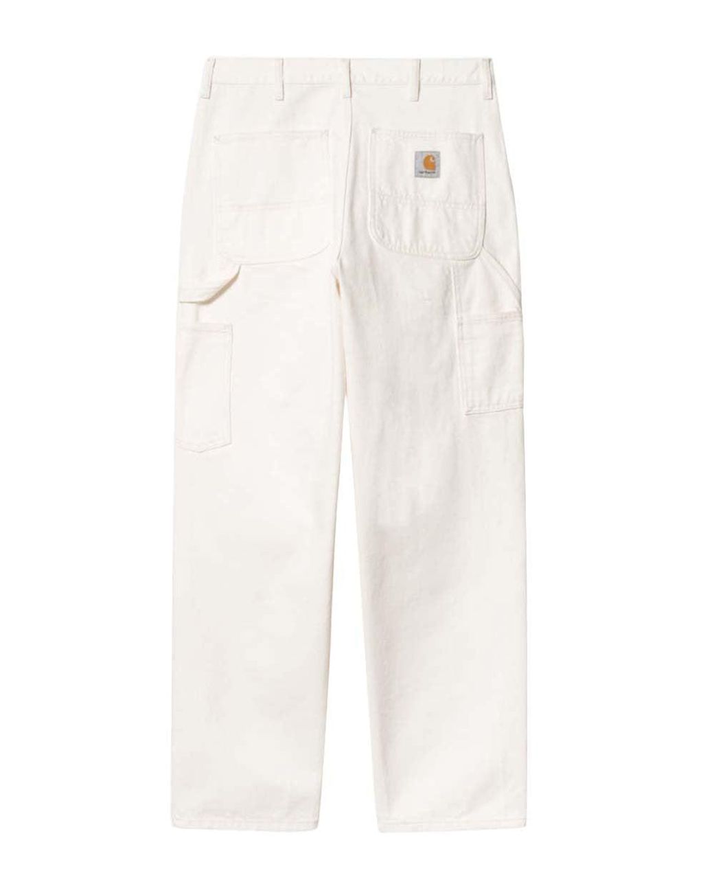 Carhartt White Off Mid Rise Jeans for men