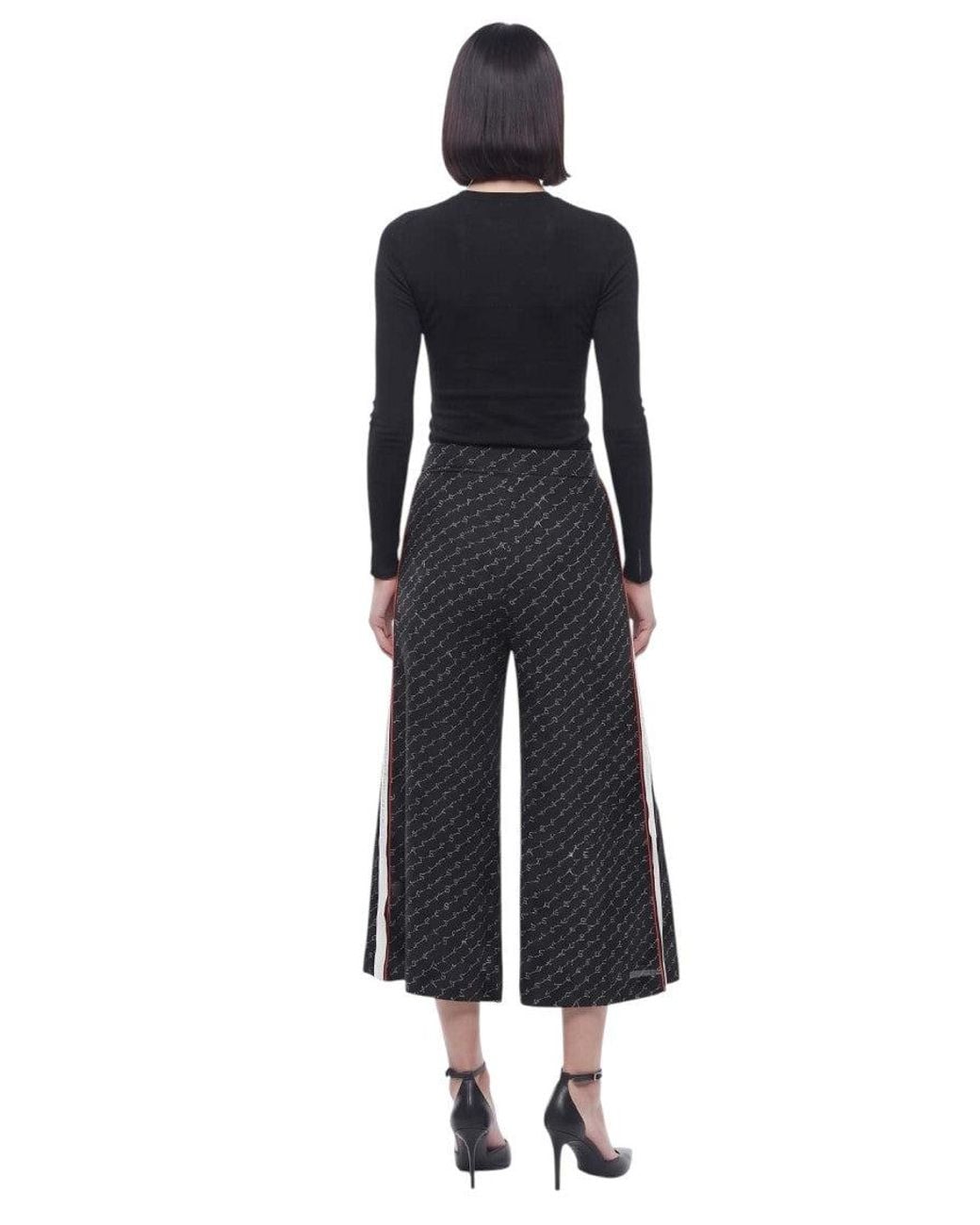 Stella McCartney Black Relaxed Flat Front Pants