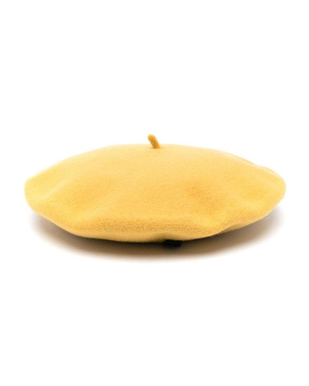 Borsalino Yellow Beret Hat